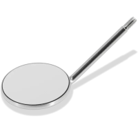 зеркало стоматологическое topvision fs rhodium родиевое без увеличения №4 22 мм (12 шт) hahnenkratt