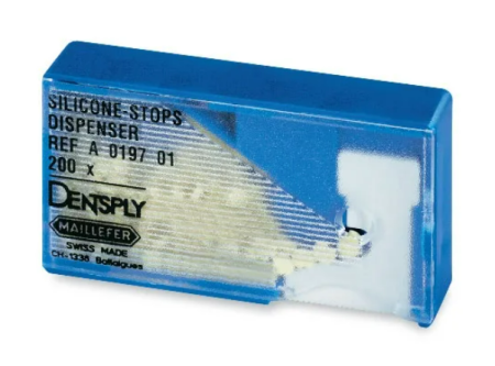 Силиконовые стопперы d=0.3, жёлтые, 200шт., Maillefer