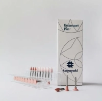 набор полиров "kagayaki ensmart pin" (диск, пуля, чашка - розовые (силикон)) µ 32, 30шт/уп