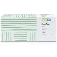 евролон нить l=75 см usp 5/0, игла 16 мм о/р 3/8 (12 шт) eurotype