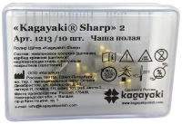 полир щетка "kagayaki sharp" 2 чаша полая (карбидная) - 10 шт