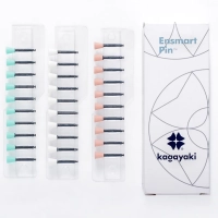 набор полиров "kagayaki ensmart pin" - чашки: белые, зелёные, розовые (силикон) µ 125.70.32, уп/30шт