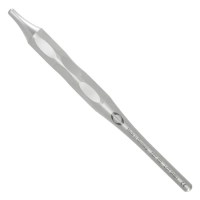 ручка для зеркала ergoform steel стальная, цвет: серебристый (1 шт) hahnenkratt