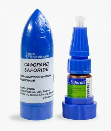 Сафорайд - препарат для лечения кариесных полостей молочных зубов, 5мл., Toyo Seiyaku Kasei Co