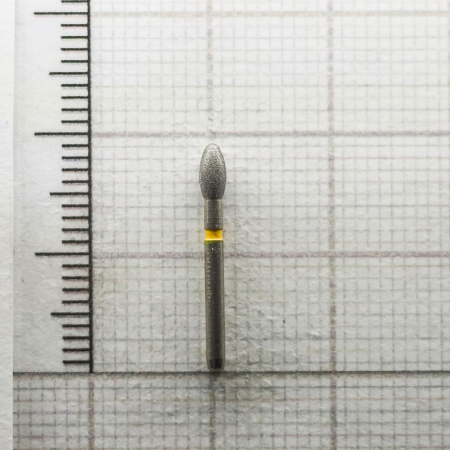 fg277f023 бор алмазный fg - олива закругленная - 023 желтый horico