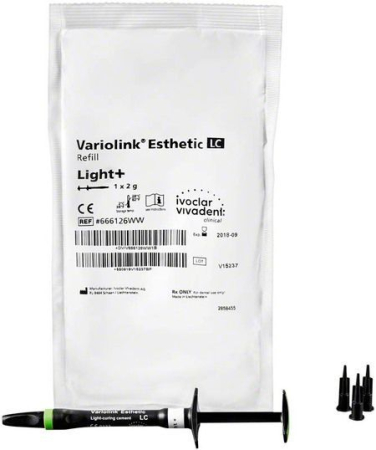 Variolink Esthetic LC Refill Light+, оттенок: светлый+, шприц*2г., Ivoclar Vivadent