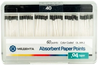 бумажные штифты 04 №40 60шт/уп.(мета)