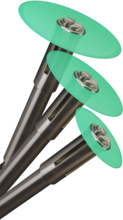 полир диск "kagayaki hot" средний (зеленый) d=12мм, 40 шт