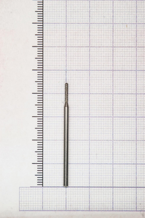 h141014 бор алмазный h - цилиндр закругленный - 014 серый horico