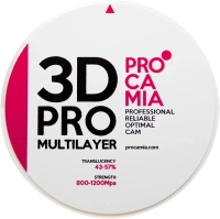 циркониевый диск procamia 3d pro multilayer 98*12 a4