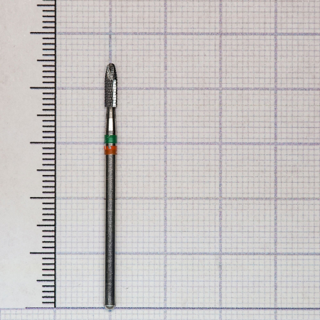 289NE023 Фреза твс - цилин - 023 зел/оранж насечка крестообразная зубчатая, поперечная не благ. спла