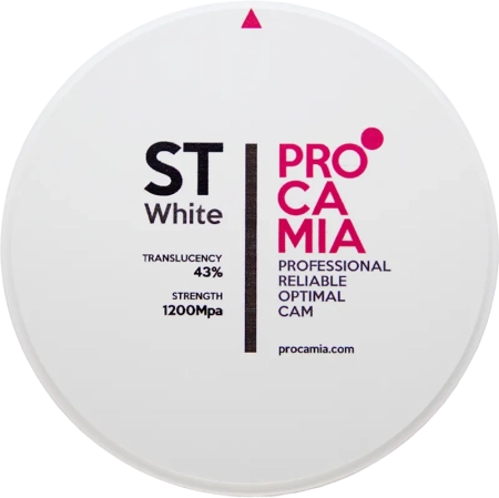 Циркониевый диск Procamia ST White 98*10