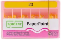 бумажные штифты, 200шт/уп., №20, spident