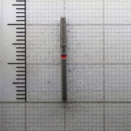 fg198c018 бор алмазный fg - конус закругленный - 018 красный horico