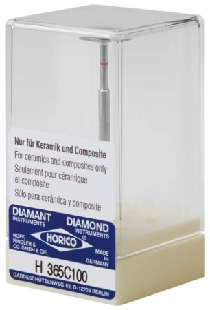 h365c100 диск алмазный d=10mm двухсторонний алмазная крошка по краю , красный horico