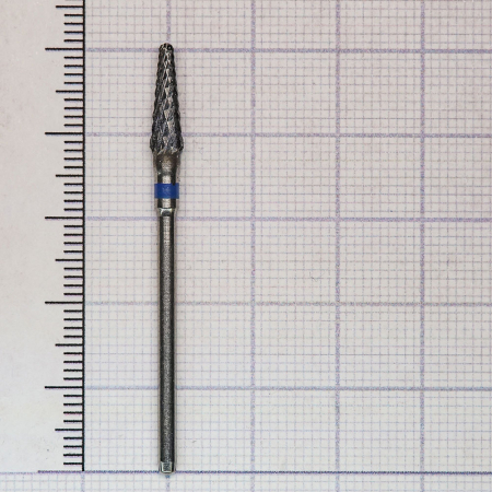 194190040 фреза твс - конус - 040 синий насечка крестообразная станд. мет. сплавы пластмасса гипс  h