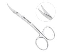 ножницы хирургические двойной изгиб la grange, 11.5см,  (hlw dental instruments)