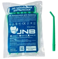наконечник хирургический для пылесоса одноразовый, 25 шт., диаметр 1/4", цвет зеленый, jnb