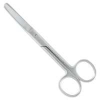 ножницы тупоконечные вертикально-изогнутые 145 мм, surgicon