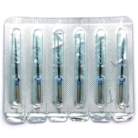 SuperFile (Heat Activation) Engine F3, 25мм, машинные файлы, никель-титан, 6 шт. Eurofile