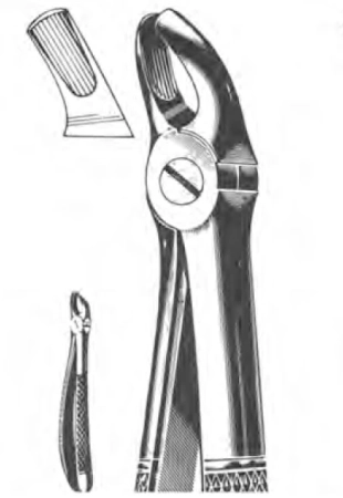 щипцы №39 для удаления молочных моляров верхней челюсти, п-500-39, sammar