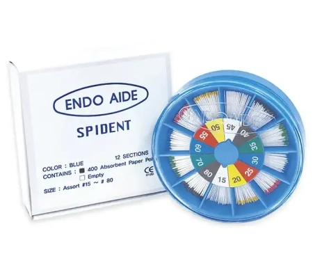 бумажные штифты №15-80 (400 шт/уп) spident