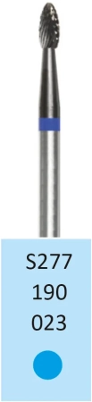 S277190023 Фреза твс -олива - 023 синий насечка крестообразная станд. мет. сплавы пластмасса гипс HO