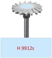 h9912s диск полировальный - бежевый с прорезями (мелкая зернистость) - полировка керамики,  ø 14мм.,