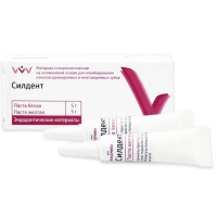 силдент - материал для пломбирования каналов, (5г) + (5г) "владмива"