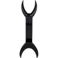 ретрактор щечный двусторонний боковой черный, большой, shinye