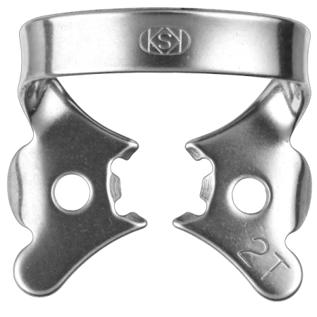 Кламп для "раббердама" Rubber Dam Clamp №2T, Dentech Corporation