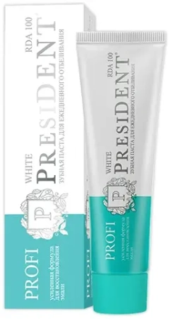 Зубная паста PRESIDENT®PROFI White 50мл
