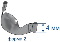 1.312(2). матрицы метал контурные с замковым фиксирующим устройством средние, 50мкм., 12шт., тор вм
