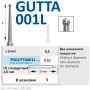 fggutta001l010 бор  fg - шар для обрезания гуттаперчи - 010 серый horico