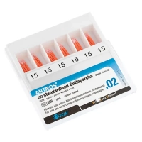 гуттаперчевые штифты "antaeos" 02 №15, 120шт., vdw