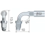 насадка e2 к скайлеру (эндочак) эндодонтическая, 95° (подходит woodpecker, ems), woodpecker