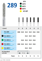 fg289f014 бор алмазный fg - торпеда - 014 желтый horico