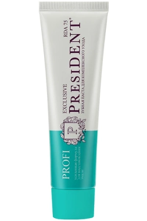 зубная паста president®profi exclusive 50мл