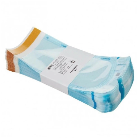 Пакеты "СтериТ" (100 х200мм) комбинированные самоклеящиеся с индикатором, 100 шт (ВИНАР)