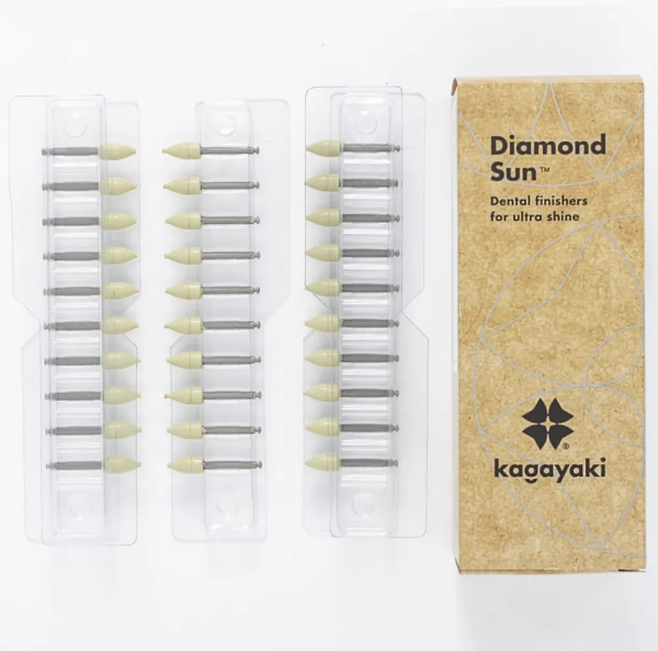 полир kagayaki diamond sun, уп/30шт (kagayaki) пули желтые экстрамелкая (10)