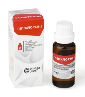 гипохлоран-5 - раствор гипохлорита na 5%, 25мл., нфк омега