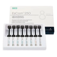escom 250 kit набор - наногибридный материал, 8 шпр*4г, spident
