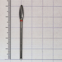 277140040 фреза твс - олива - 040 красный насечка крестообразная мелкая. мет. сплавы пластмасса   ho