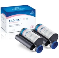 silginat - материал стом. силиконовый аддитивный, 2карт*380мл вкус: клубника (kettenbach)