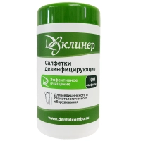 салфетки дезклинер, банка, 100 штук (эстэйд-сервисгруп) (тк=6уп)