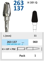 263137060 фреза твс - кону - 060 серый насечка агрессивная спирально-зубчатая мет. сплавы пластм. ти