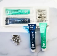 набор паст "kurin one 50 г, kurin two 50 г, полировальная щетка kagayaki bowl (нейлон) 25 шт