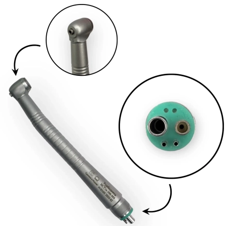 наконечник турбинный нст1к-300 с кнопочным зажимом бора (м4) кмиз