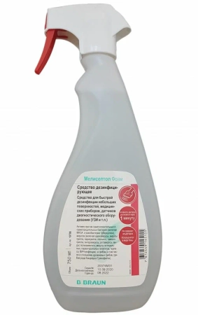 Мелисептол Фоам (СПРЕЙ) - дезинфицирующее средство, 750мл., BRAUN (ТК=12фл)