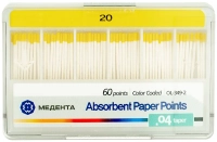бумажные штифты 04 №20 60шт/уп.(мета)